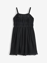 Abercrombie & Fitch Plisse Black Dress - Image 2 of 4