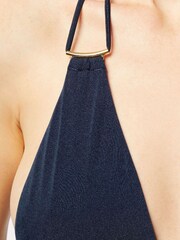 ETAM Blue Shinny Swimsuit - Image 5 of 5