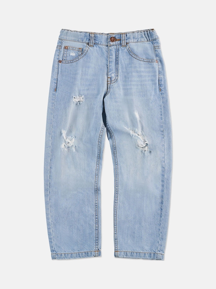 Angel & Rocket Blue Jamie Wide Leg Ripped Jeans - Image 2 of 4