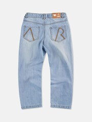 Angel & Rocket Blue Jamie Wide Leg Ripped Jeans - Image 3 of 4