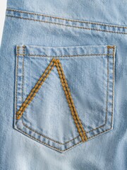 Angel & Rocket Blue Jamie Wide Leg Ripped Jeans - Image 4 of 4