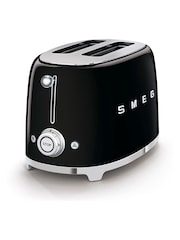 Smeg Black 2 Slice Toaster - Image 2 of 2