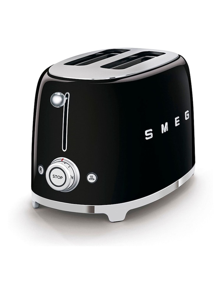 Smeg Black 2 Slice Toaster - Image 2 of 2