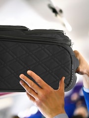 Flight Knight Quilted Black Bag - Image 5 of 7