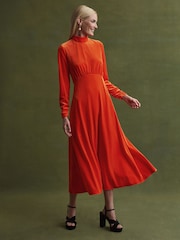 Florere Velvet Midi Dress - Image 5 of 7