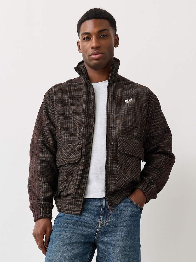 adidas Originals Brown Winter Club Jacket - Image 1 of 4 adidas Originals Brown Winter Club Jacket - Image 1 of 4