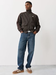 adidas Originals Brown Winter Club Jacket - Image 2 of 4