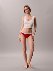 Червоний - Calvin Klein Icon Логотип бікіні труси - Image 1 of 1