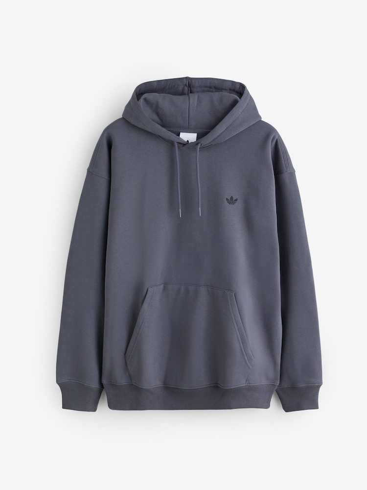 adidas Originals Blue Loose Fit Hoodie - Image 1 of 1