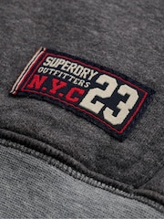 Superdry Grey SD&Co. Zip Through Hoodie - Image 7 of 7
