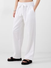 French Connection White Bodie Blend Trousers - Image 1 of 4