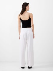 French Connection White Bodie Blend Trousers - Image 2 of 4