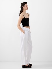 French Connection White Bodie Blend Trousers - Image 3 of 4