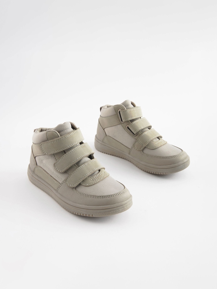 Neutral Touch Fastening High Top Trainers - Image 1 of 5 Neutral Touch Fastening High Top Trainers - Image 1 of 5