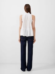 French Connection White Emily Top - Image 2 of 4