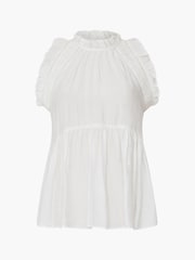 French Connection White Emily Top - Image 4 of 4