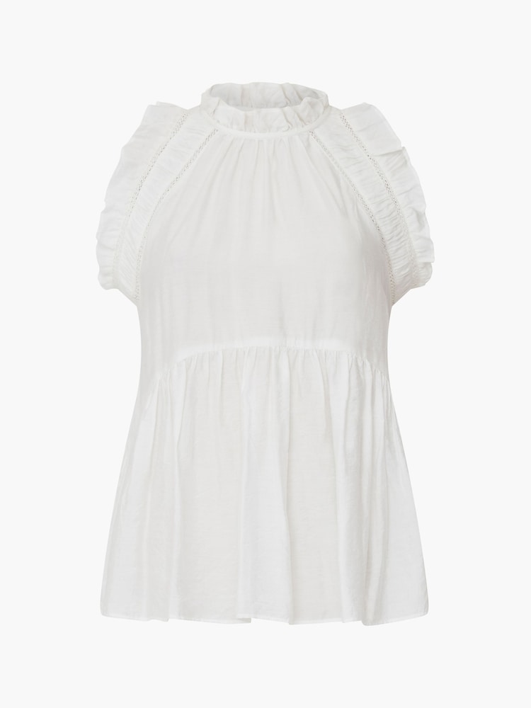 French Connection White Emily Top - Image 4 of 4