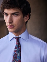 Red Signature 100% Silk Pattern Tie - Image 2 of 6