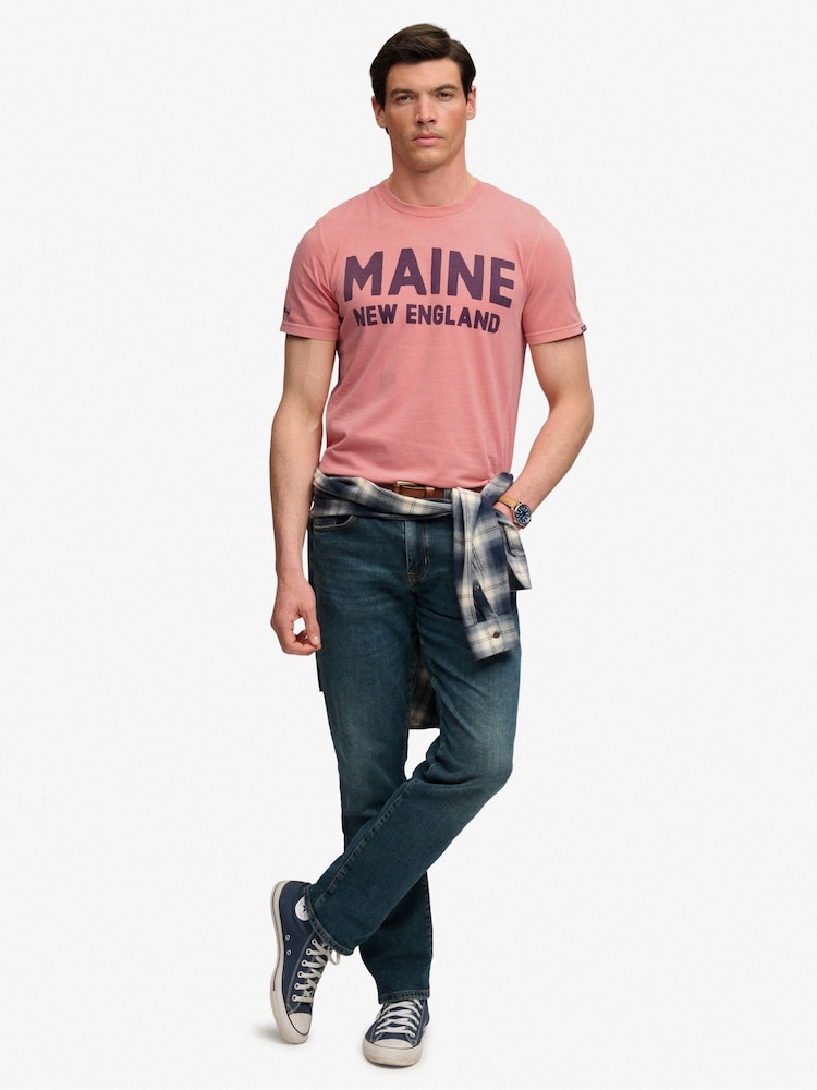 Superdry Pink Outdoor Type T-Shirt - Image 2 of 7