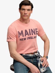 Superdry Pink Outdoor Type T-Shirt - Image 3 of 7