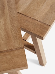Natural Hector Mango Wood Nest of Tables - Image 7 of 7