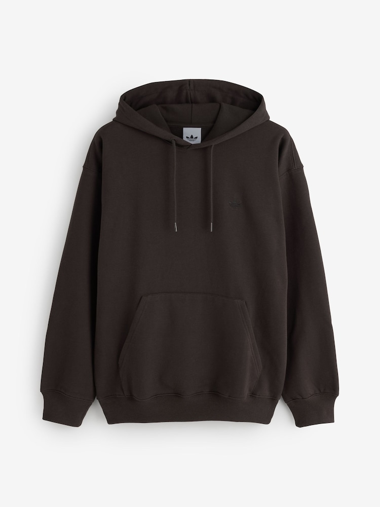 adidas Originals Brown Loose Fit Hoodie - Image 1 of 1