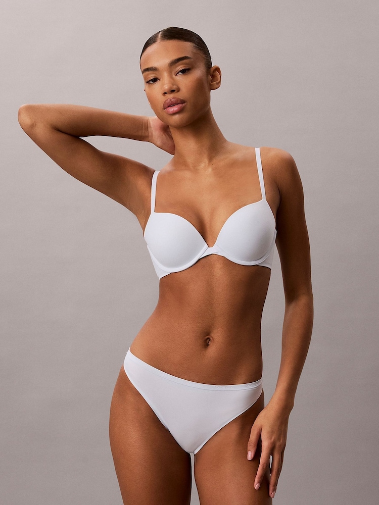 Calvin Klein Blue Perfectly Fit Bikini Briefs - Image 1 of 7 Calvin Klein Blue Perfectly Fit Bikini Briefs - Image 1 of 7