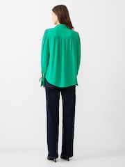 French Connection Green Cecile Crepe Shirt - Image 2 of 4