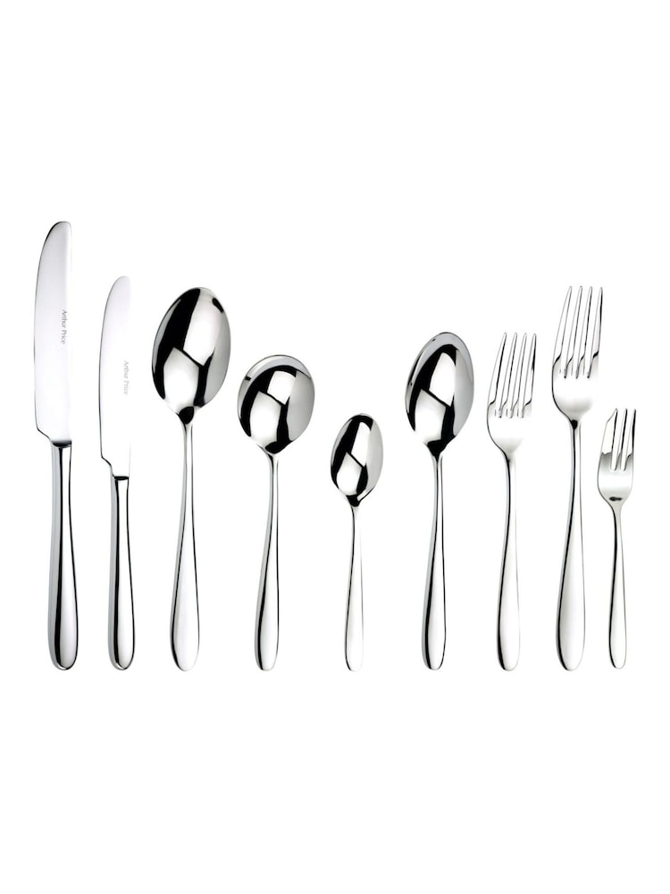 Arthur Price Stainless Steel Willow 76 Piece 8 Person Cutlery Set - Image 2 of 5 Arthur Price Stainless Steel Willow 76 Piece 8 Person Cutlery Set - Image 2 of 5
