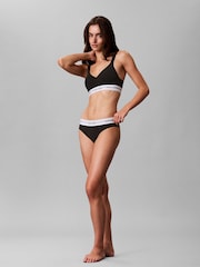 Calvin Klein Black Thong - Icon Cotton Modal - Image 2 of 7