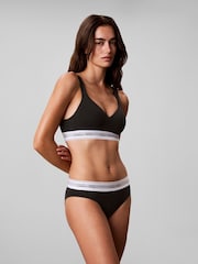 Calvin Klein Black Thong - Icon Cotton Modal - Image 6 of 7