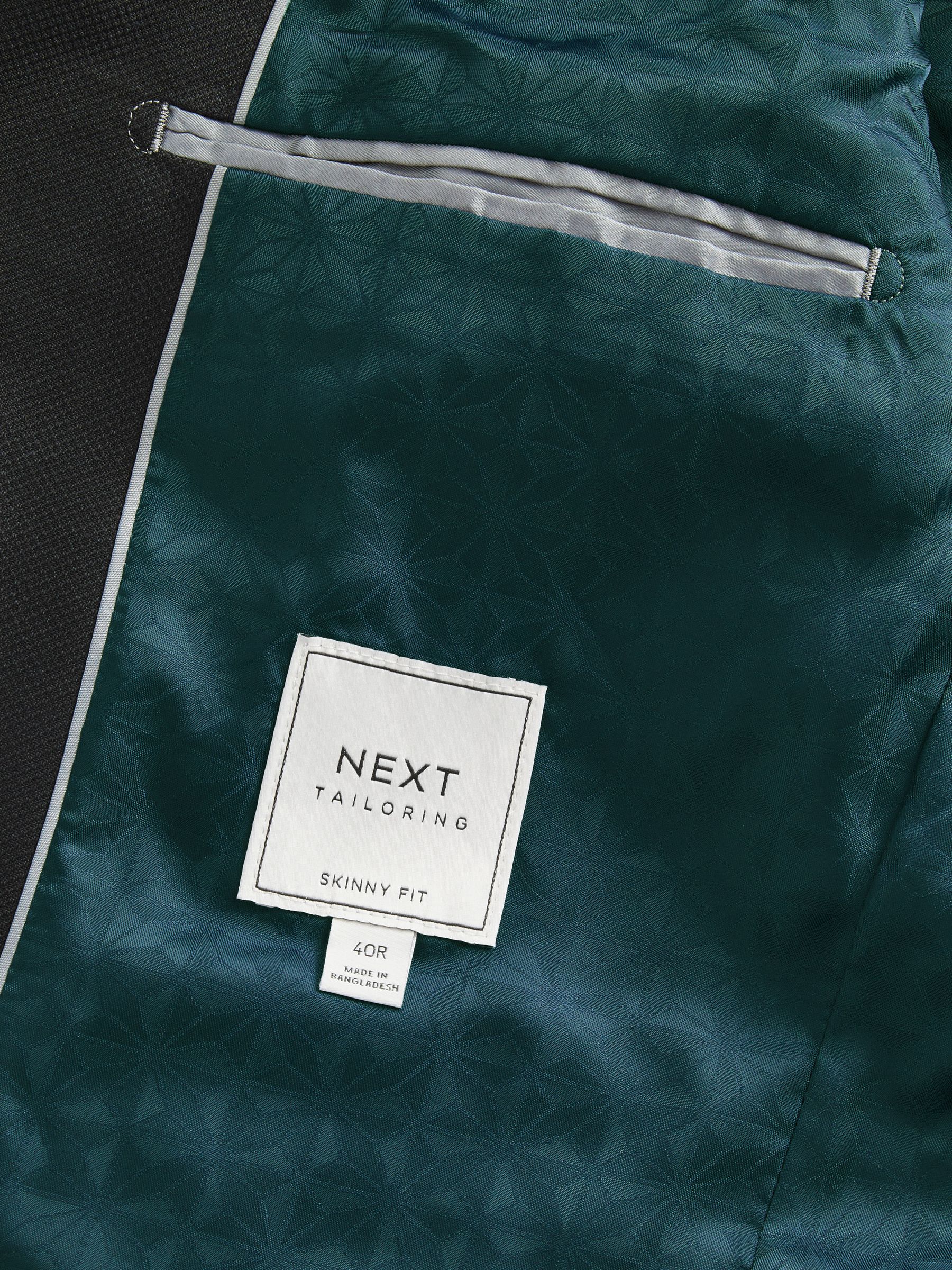 Buy Black Skinny Fit Textured Suit Jacket from Next USA Buy Black Skinny Fit Textured Suit Jacket from Next USA