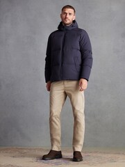 Navy Blue Signature Down Puffer Jacket - Image 2 of 11