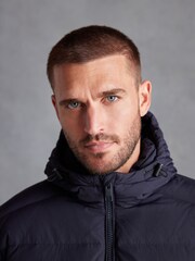 Navy Blue Signature Down Puffer Jacket - Image 4 of 11