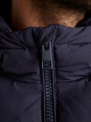 Navy Blue Signature Down Puffer Jacket - Image 5 of 11