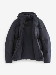 Navy Blue Signature Down Puffer Jacket - Image 8 of 11