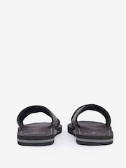 Barbour® Black Tartan Toeman Beach Sandals - Image 3 of 4