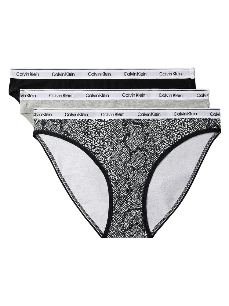 Calvin Klein Black Bikini Briefs 3 Pack - Icon Logo - Image 1 of 5 Calvin Klein Black Bikini Briefs 3 Pack - Icon Logo - Image 1 of 5