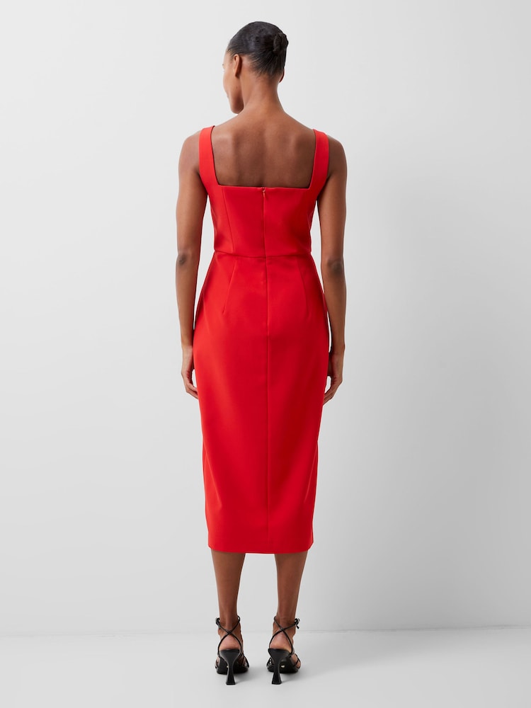 French Connection Echo Crepe Bust Detail Dress - Image 2 of 4 French Connection Echo Crepe Bust Detail Dress - Image 2 of 4