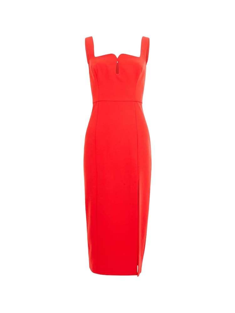 French Connection Echo Crepe Bust Detail Dress - Image 4 of 4