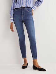 Boden Blue Mid Rise Skinny Jeans - Image 1 of 5
