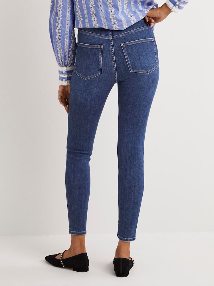Boden Blue Mid Rise Skinny Jeans - Image 2 of 5