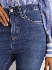 Boden Blue Mid Rise Skinny Jeans - Image 3 of 5