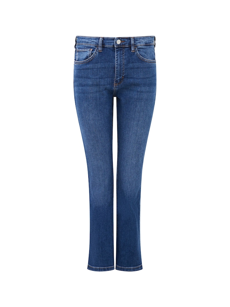 French Connection Blue Stretch Denim BT Cut Ankle Jeans - Image 4 of 4