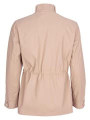 Mint Velvet Cream Camel Waxed Jacket - Image 3 of 3