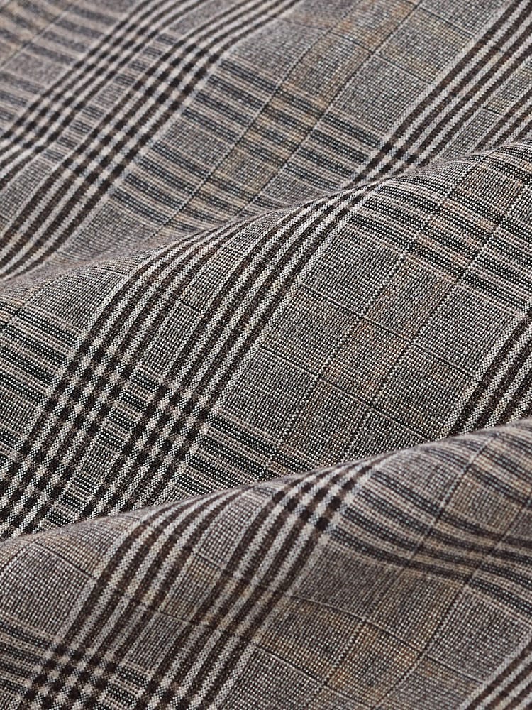Grey Belted Check Mini Skirt - Image 3 of 6