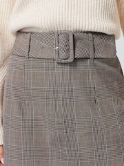 Grey Belted Check Mini Skirt - Image 4 of 6