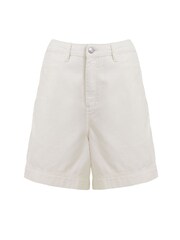 French Connection White Denim 100% Cotton Finley Shorts - Image 4 of 4