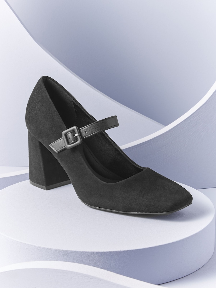 črna - Čevlji z oglatim sprednjim delom Forever Comfort With Motionflex Mary Jane - Slika 2 iz 6 črna - Čevlji z oglatim sprednjim delom Forever Comfort With Motionflex Mary Jane - Slika 2 iz 6