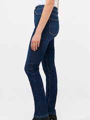 French Connection Blue Stretch Cigarette Full Jeans - Image 3 of 4